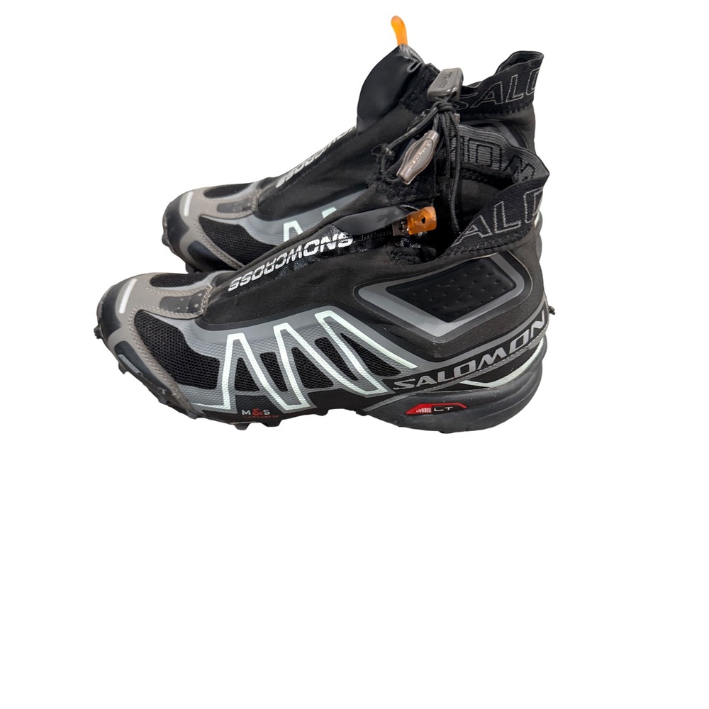 Salomon Snowcross 1 Winter Trail Running Shoes Black Grey US 8.5
